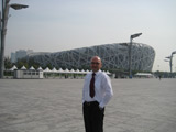 Beijing - National Stadium (Bird's Nest) where Olympic games took place in 2008