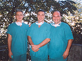 Dr Dubljevic, Prof. Dr. Toledo, Doc Dr. Jovanovic, Galathea 2003