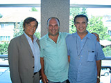 Prof. Dr. Alain Fogli (France), Doc Dr. Jovanovic and Prof. Dr. Luiz Toledo (Brazil), Galathea 2006